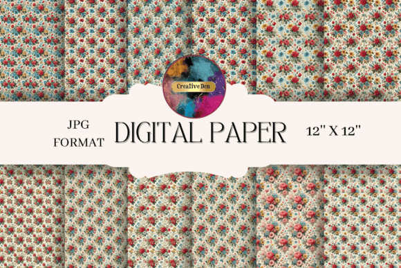 12 Vintage Floral Patterns