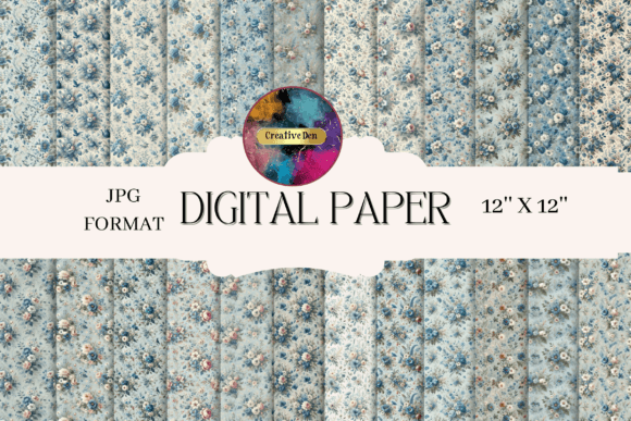24 Vintage Floral Wall Paper Patterns