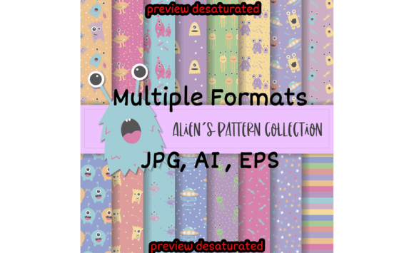 Aliens Patterns Decoration Handycrafts: Elevate Your Creations with Seamless Style