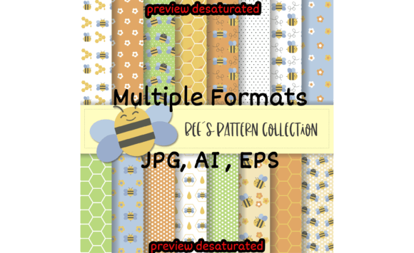 Bee Patterns for Creative Design