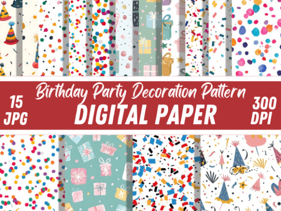 Birthday Party Decoration Gift Patterns