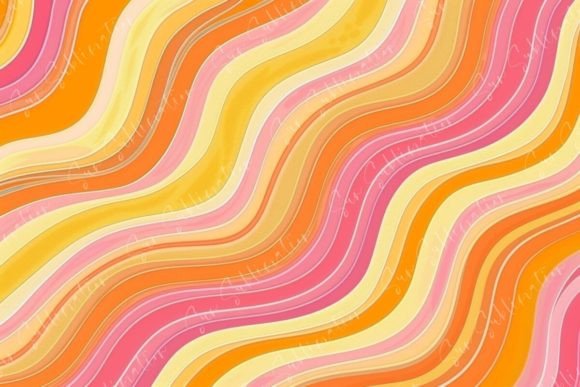 Vibrant Abstract Wavy Patterns: A Dynamic Design Element for Creative Projects